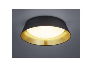 8055303888208 - Iperbriko - LED-Deckenleuchte Schwarz und Gold Ponts Ø45 cm Trio Lighting