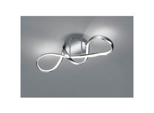 8055303888956 - Iperbriko - Deckenleuchte Perugia Design Bow Chrome Led Dimmer 4000k Trio Lighting