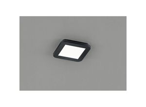 8055303889120 - Iperbriko - Camillus LED-Deckenleuchte quadratisch dimmbar schwarz IP44 17 x 17 cm Trio-Beleuchtung