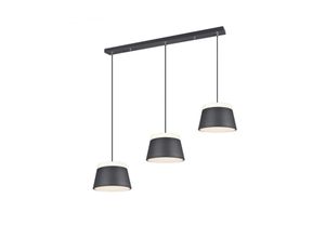 8055303911180 - Iperbriko - Pendelleuchte Baroness Black Lampenschirme Double Lighting 6xE14 Trio Lighting