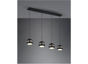 8055303911951 - Iperbriko - Fletcher Linear Suspension 4 schwarze kugelförmige Diffusoren Trio-Beleuchtung