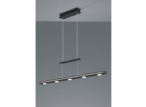 8055303912293 - Iperbriko - Schwarze Aufhängung rechteckige Platte 7 Led oben und unten Lacal Trio Lighting