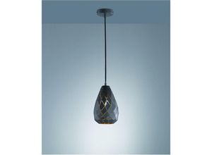 8055303912743 - Iperbriko - Einzelaufhängung Anthrazit Onyx mit Trio Lighting Laser Cuts