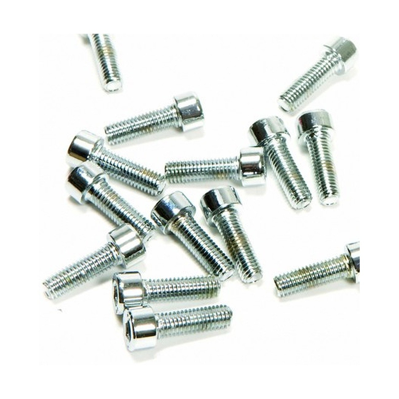 8055320651175 - Fahrrad Flaschenhalterschrauben Inbus Chrom Schwarz