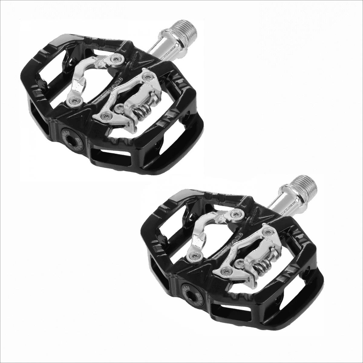 8055320652134 - ZP-109S MTB Pedale Dual Funktion Aluminium Schwarz 340g