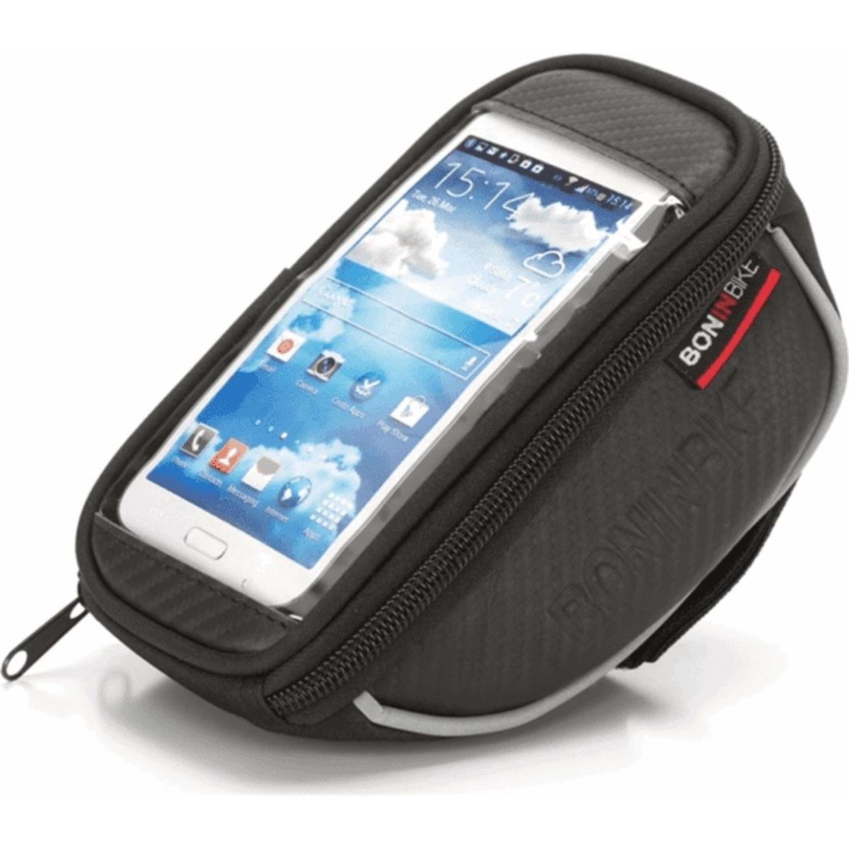 8055320652929 - Wasserdichte Smartphone-Tasche BONINBIKE für Lenker aus PVC Schwarz - 12L