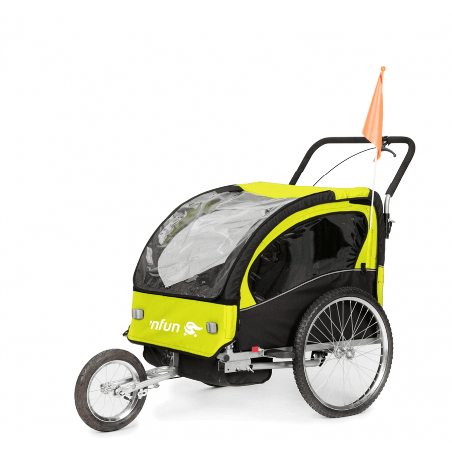 8055320653186 - Kinder- Joggingwagen NFUN NCAB Lime Schwarz - 40kg Stahlrahmen Universalbefestigung 8055320653186 - Kinder- Joggingwagen NFUN NCAB Lime Schwarz - 40kg Stahlrahmen Universalbefestigung