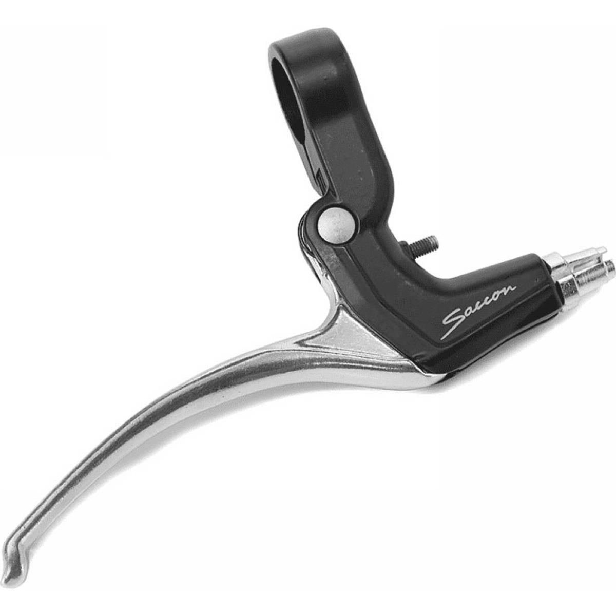 8055320658747 - Paar V-Brake Bremshebel 4 Finger aus Aluminium Schwarz Silber für Fahrrad