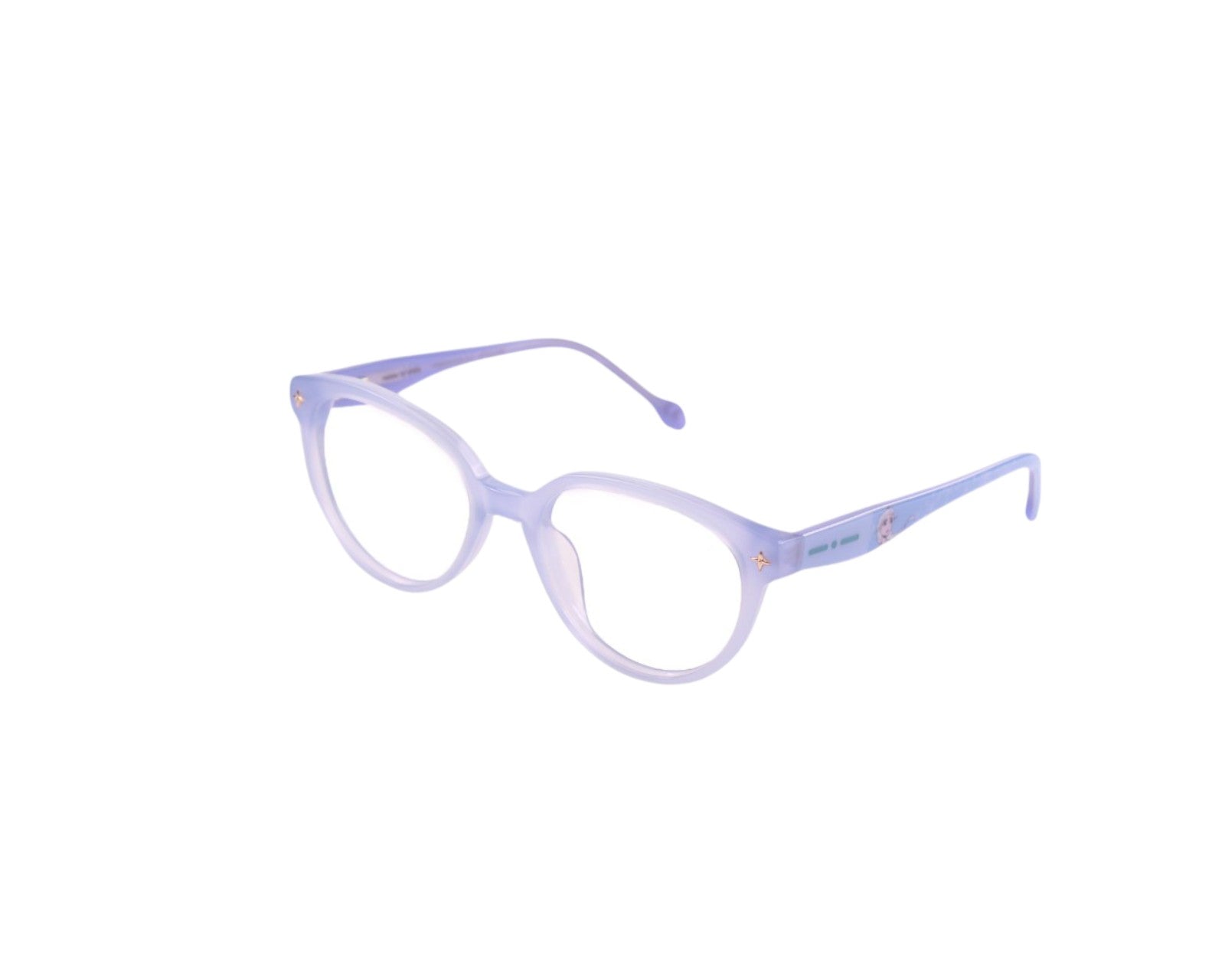 8055341312598 - Kind FROZEN FRB002O020GLS Lilla Rahmen von BRILLEN Steckdose Acetat Lila  Rund