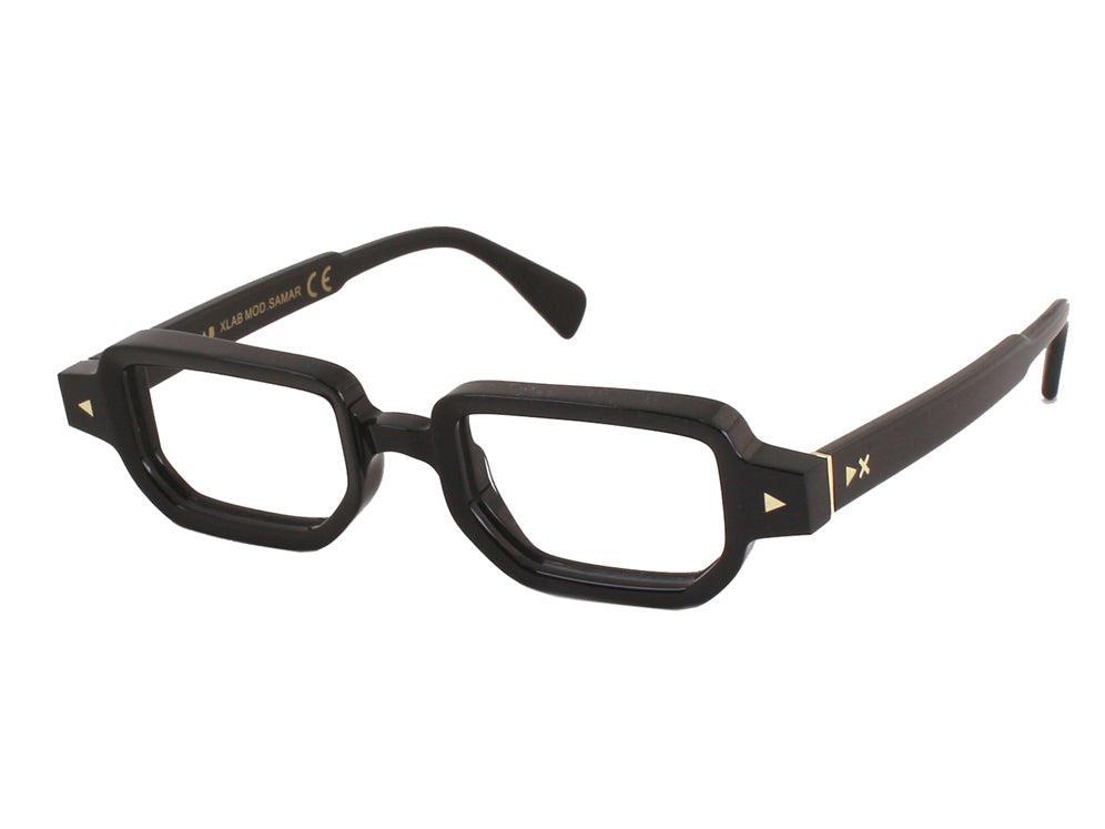 8055385821933 - XLAB Unisex SAMAR Rahmen von BRILLEN Acetat Schwarz  Quadratisch