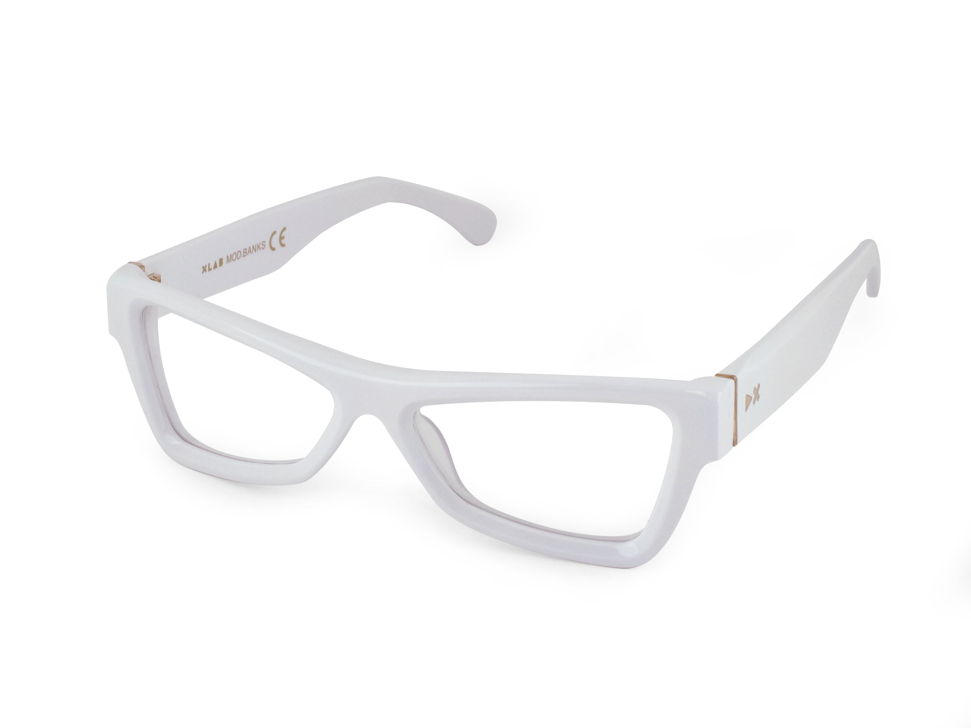 8055385827911 - XLAB Unisex BANKS Optische Fassungen Acetat Weiß Geometrisch Anti-Blaulicht Blaues Anti -Licht - für PC 8055385827911 - XLAB Unisex BANKS Optische Fassungen Acetat Weiß Geometrisch Anti-Blaulicht Blaues Anti -Licht - für PC