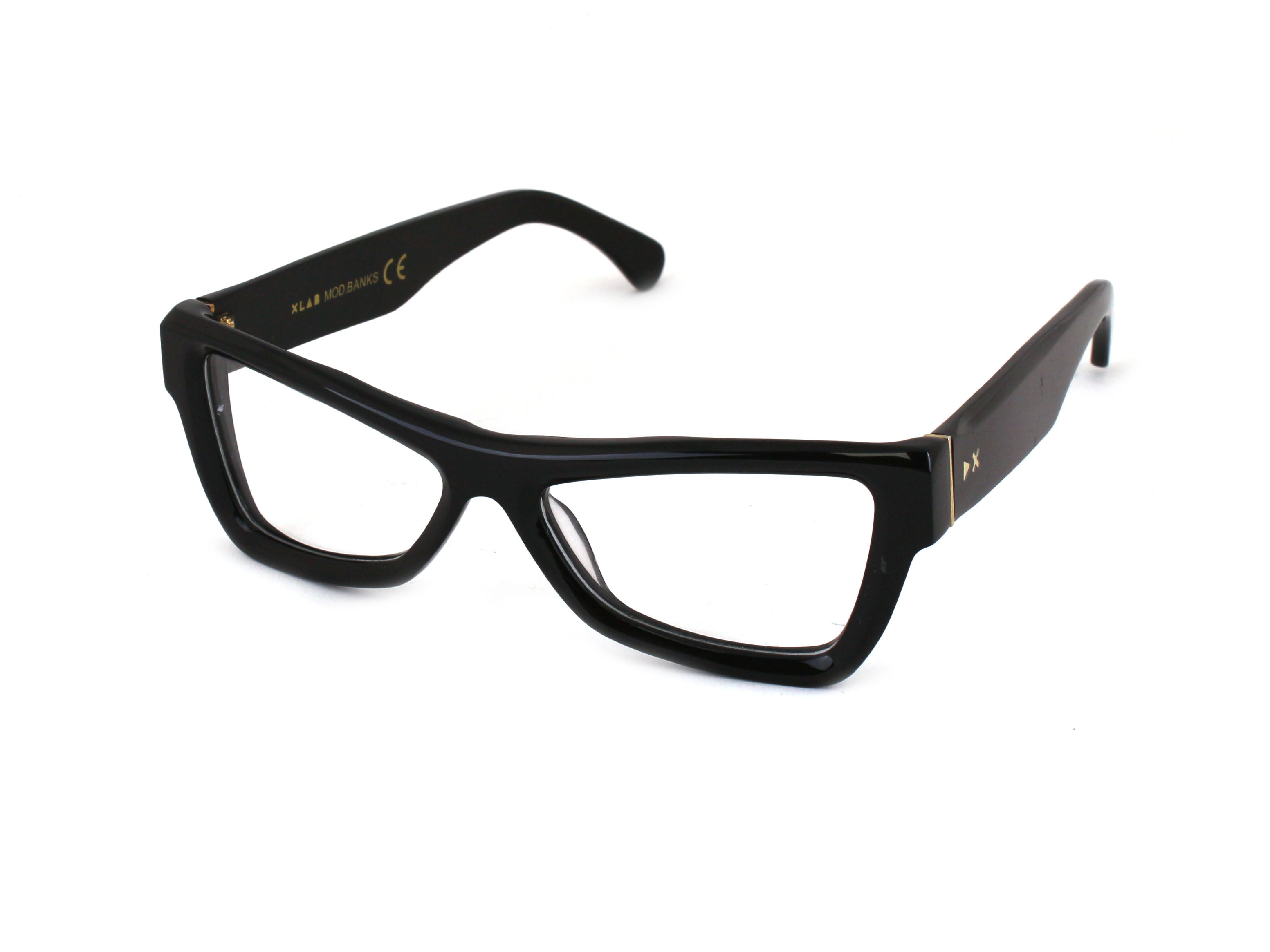 8055385827959 - XLAB Unisex BANKS Rahmen von BRILLEN Acetat Schwarz Grau Geometrisch Photochromatisch