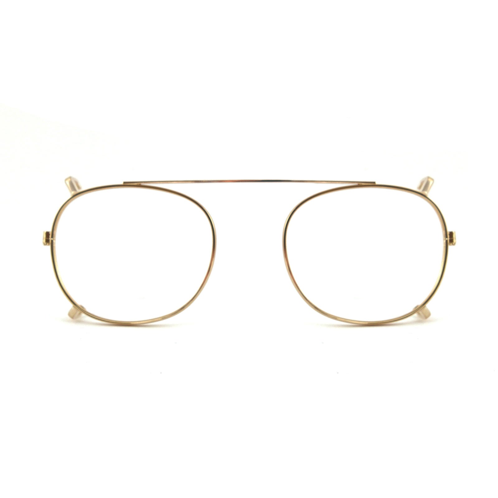 8055385827980 - XLAB Unisex Clip-on 01 Oro per 8004 stile moscot calibro 48mm Clip on Acetat Gold  Pantos