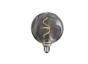 8055681811379 - Daylight Italia - Tageslicht italien led birne vintage globo d140 gestossen e27 5w 2000k unregelmÄssig glas rauch grau dl70020800a