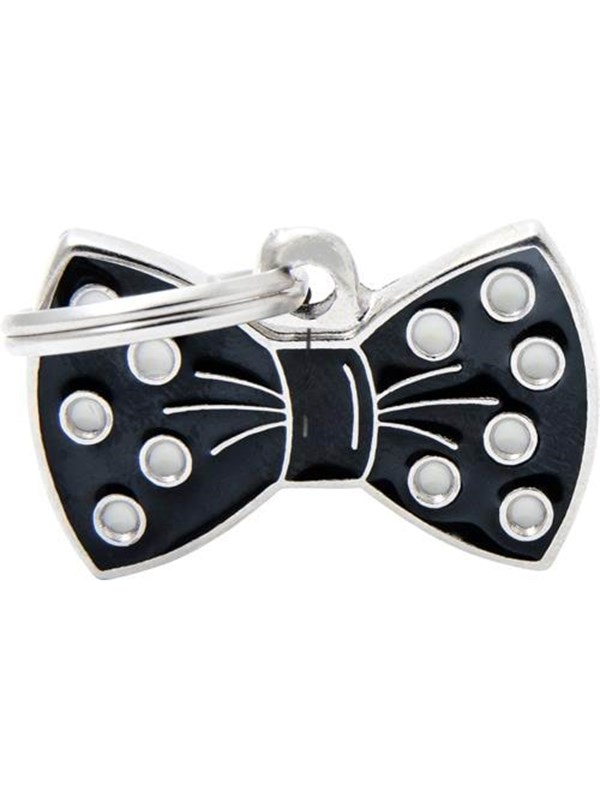 8055960256426 - ID Tag Bow Tie Black