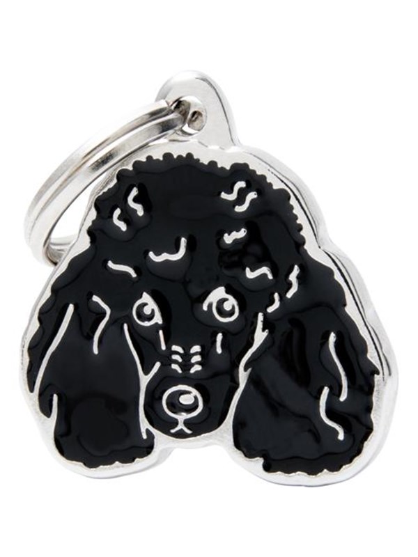 8055960258536 - New Black Poodle dog tag