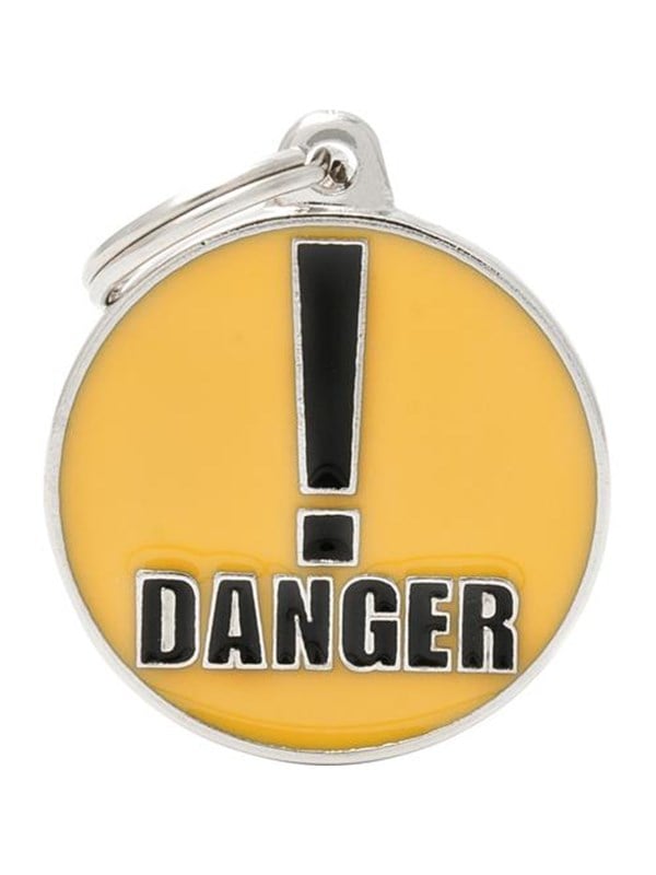 8055960259441 - ID Tag Big Circle Danger