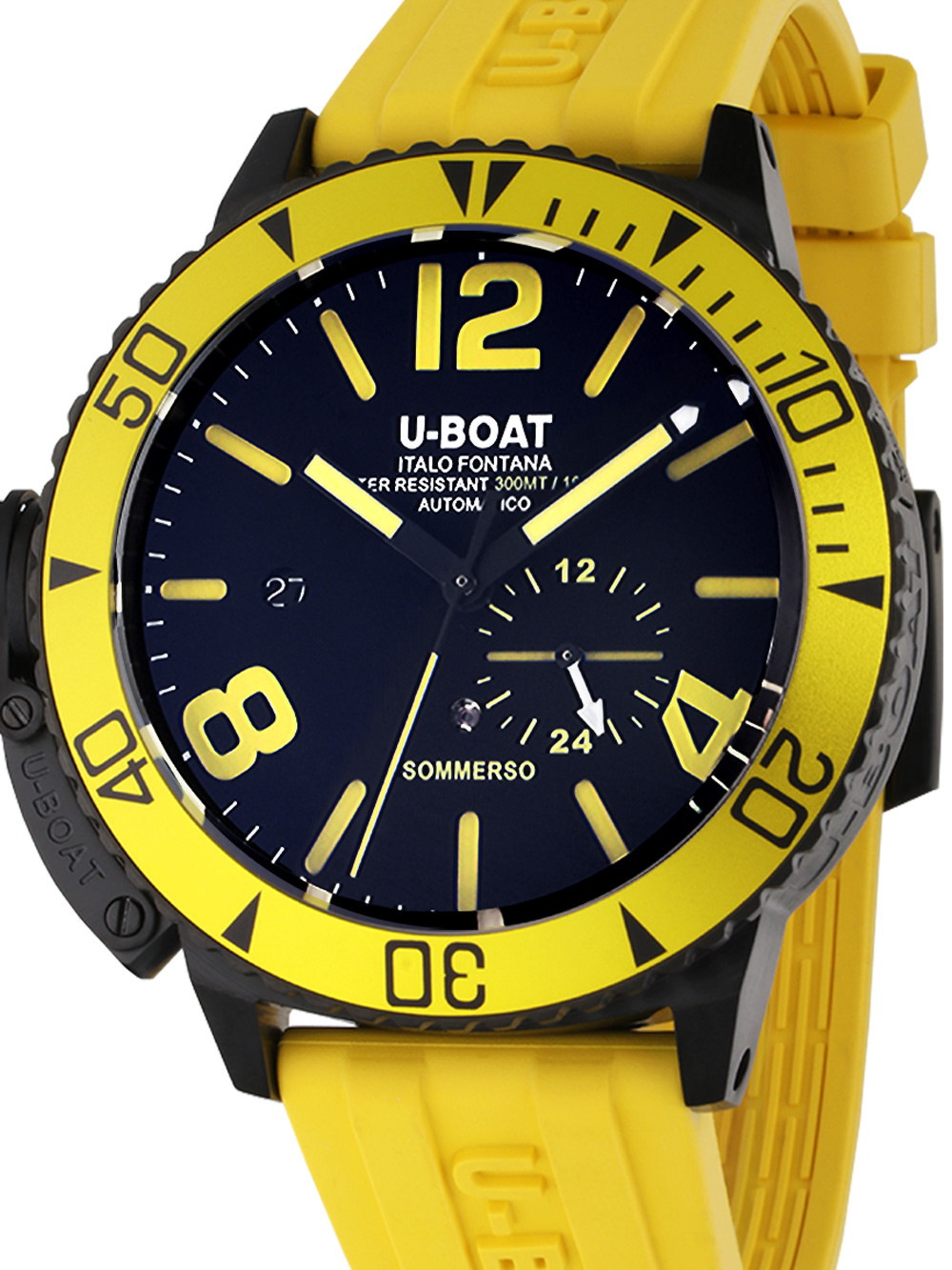 8056000101454 - 9668 Sommerso Yellow IPB Automatik Herrenuhr 46mm 30ATM