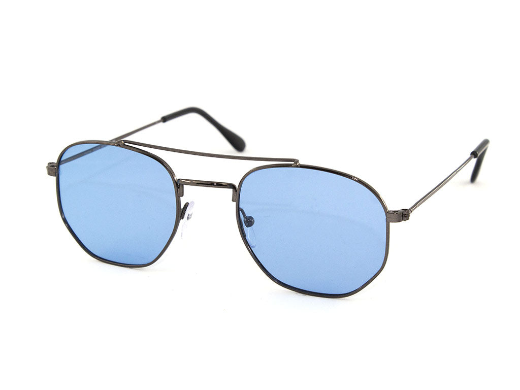 8056039488670 - Unisex EX361 C04 Gläser SONNENBRILLEN Metall Gewehrfass  Geometrisch Normal