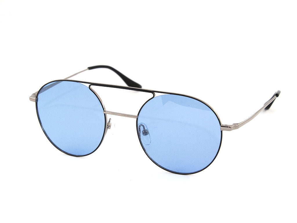 8056039488809 - Unisex EX375 C04 Gläser SONNENBRILLEN Metall Schwarz  Rund Normal