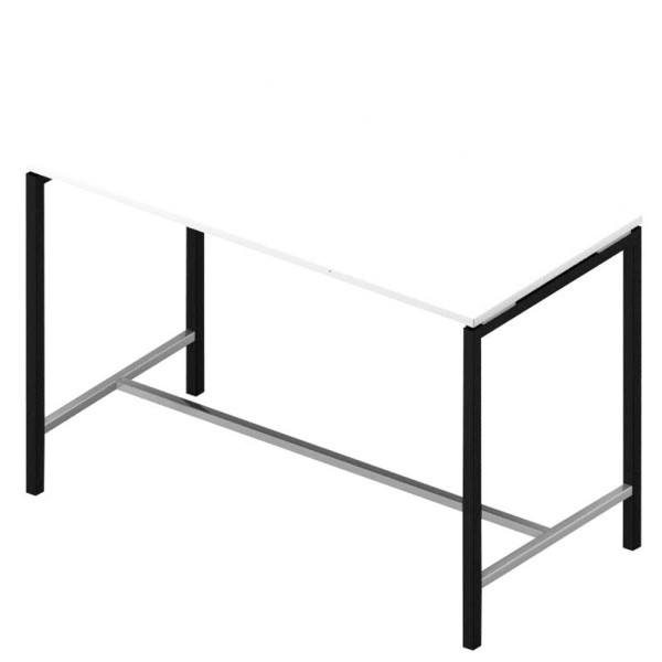 8056039558847 - Stehtisch Creo weiß rechteckig 4-Fuß-Gestell grau 1600 x 800 x 1070 cm