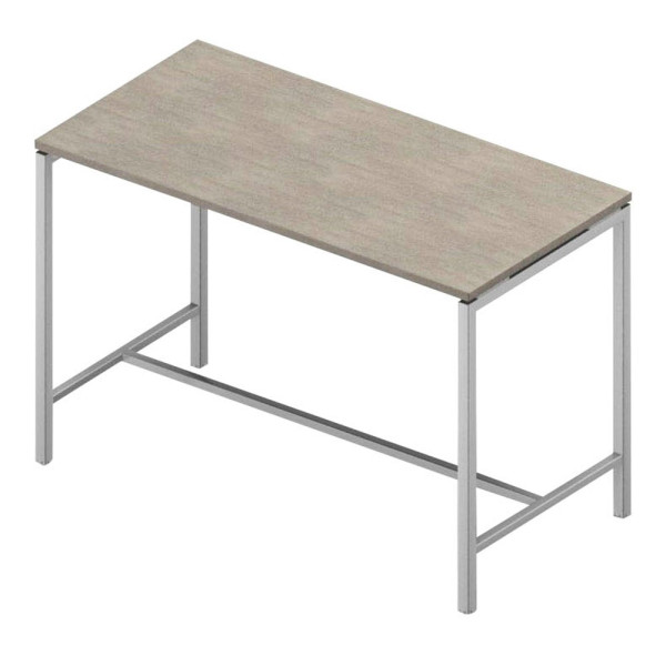 8056039558977 - Konferenztisch Creo CRTR0160 3H5O 107cm (H) 160x80cm (BxT) 4 Personen rechteckig beton   weiß 8056039558977 Quadrifoglio