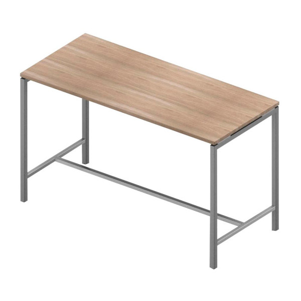 8056039559066 - Stehtisch Creo ulme rechteckig 4-Fuß-Gestell alu 1800 x 800 x 1070 cm