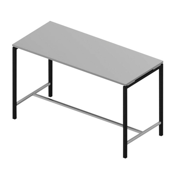 8056039559097 - Konferenztisch Creo grau rechteckig 4-Fuß-Gestell grau 1800 x 800 x 1070 cm