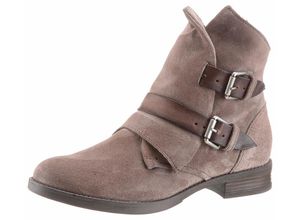 8056096917946 - Große Größen Bikerboots taupe Gr38