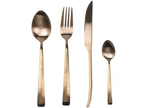 8056159052102 - Besteck-Set VILLA DESTE Park Avenue Kupfer Essbesteck-Sets Gr 24 tlg rosegold (kupfer) Besteckgarnituren Essbesteck-Set 24-teilig für 6 Personen Edelstahl 180