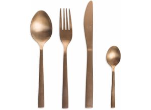 8056159072872 - Besteck-Set VILLA DESTE Modern Kupfer Essbesteck-Sets Gr 24 tlg rosegold (kupfer) Besteckgarnituren Essbesteck-Set