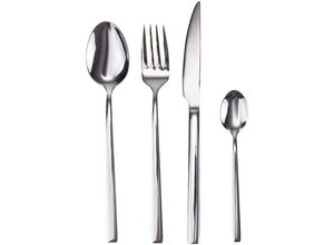 8056159134310 - Besteck-Set VILLA DESTE Luxury Essbesteck-Sets Gr 24 tlg silberfarben Besteckgarnituren Essbesteck-Set 24-teilig für 6 Personen Edelstahl 180