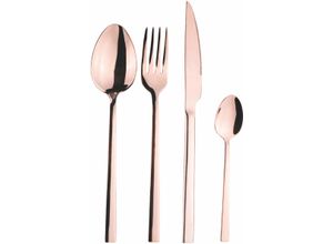 8056159134334 - Besteck-Set VILLA DESTE Luxury Essbesteck-Sets Gr 24 tlg rosegold (kupfer) Besteckgarnituren Essbesteck-Set 24-teilig für 6 Personen Edelstahl 180