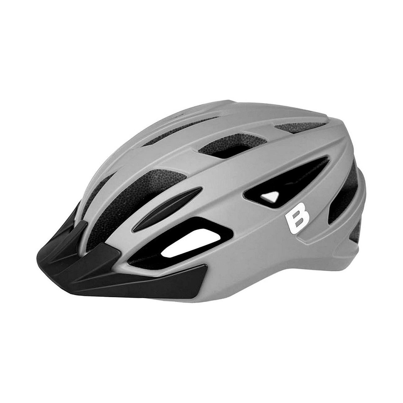 8056214280372 - Bonin B-reeze Fahrradhelm Hellgrau Matt Gr L 58-62 cm