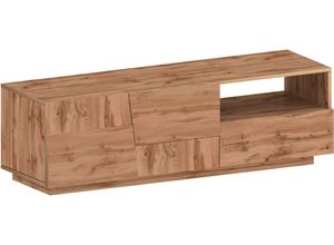 8056244371774 - Lowboard TECNOS Pongo Sideboards Gr B H T 150 cm x 46 cm x 442 cm 1 braun (oak wotan) Lowboards