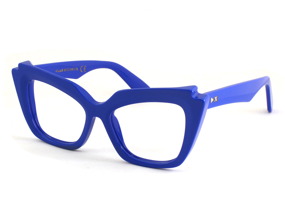 8056249000020 - XLAB Damen NAXOS Optische Fassungen Acetat Blau  Cat Eye Anti-Blaulicht