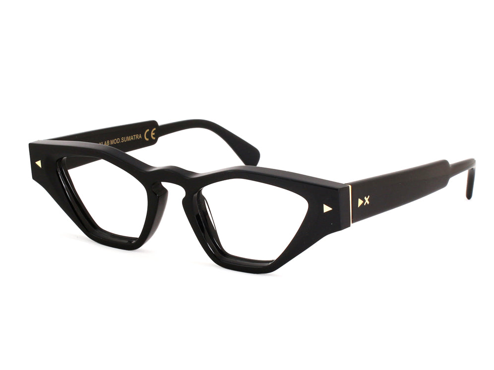 8056249000952 - XLAB Damen SUMATRA Rahmen von BRILLEN Acetat Schwarz Cat Eye 8056249000952 - XLAB Damen SUMATRA Rahmen von BRILLEN Acetat Schwarz Cat Eye