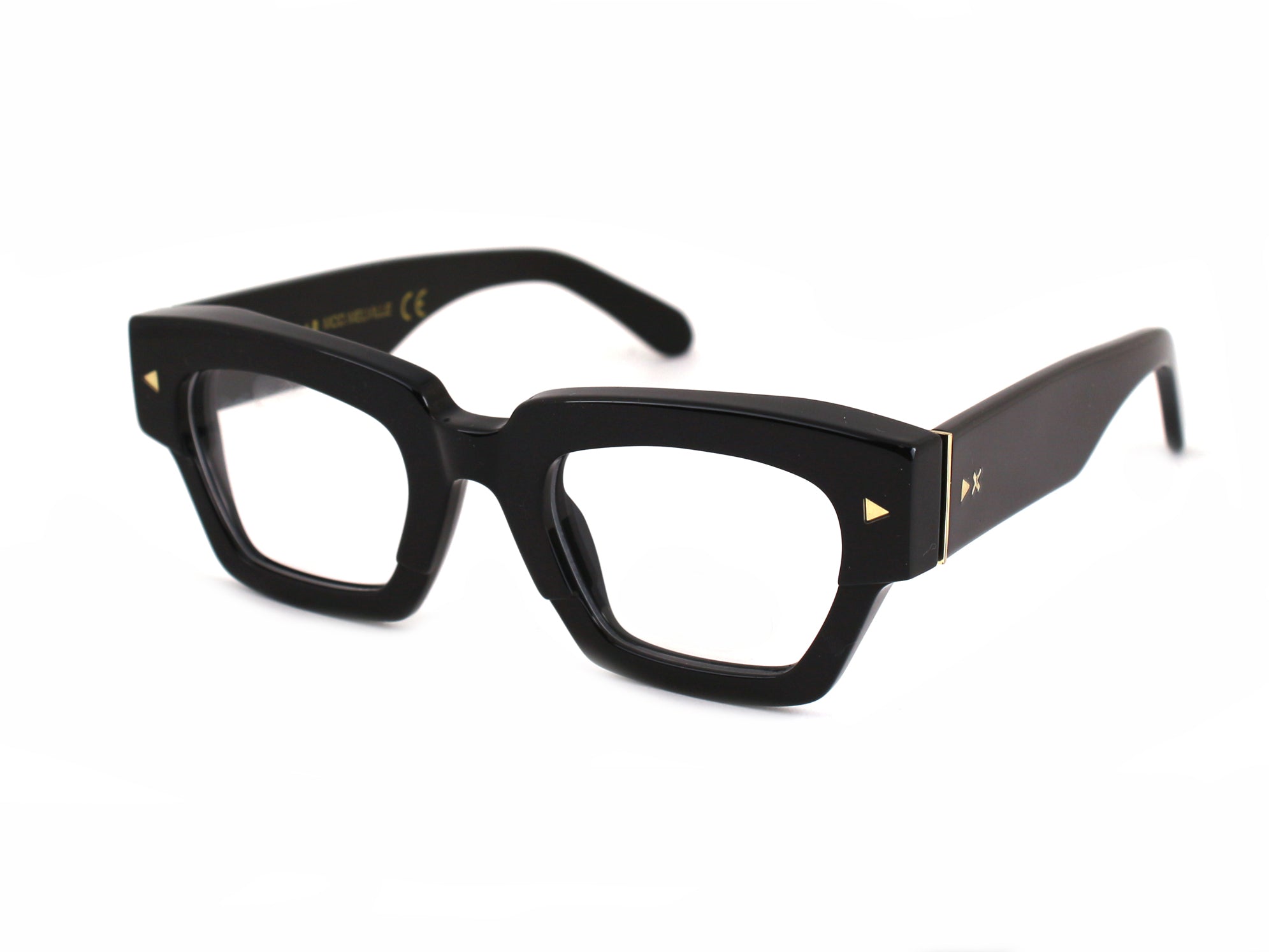 8056249008255 - XLAB Unisex MELVILLE Rahmen von BRILLEN Acetat Schwarz  Quadratisch