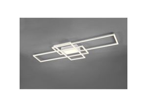 8056249320302 - Webmarketpoint - Plafoniera Irvine 3 Rettangoli Led 60w Bianco L105 cm Dimmerabile Trio Lighting