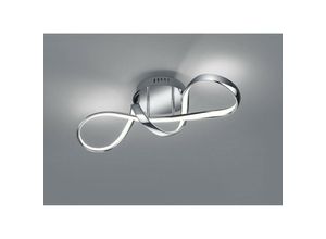 8056249320340 - Iperbriko - Plafoniera Perugia Design Fiocco Cromo Led Dimmer 4000k Trio Lighting