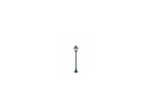8056249326915 - Lampada da esterno in alluminio pressofuso con diffusori in vetro trasparente - Altezza max 170mm nero