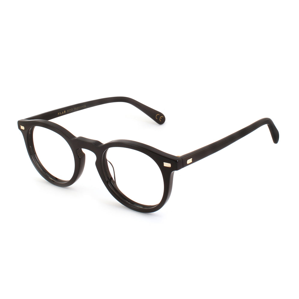 8056249752295 - XLAB Unisex TASMANIA 20 Rahmen von BRILLEN Acetat Schwarz  Rund