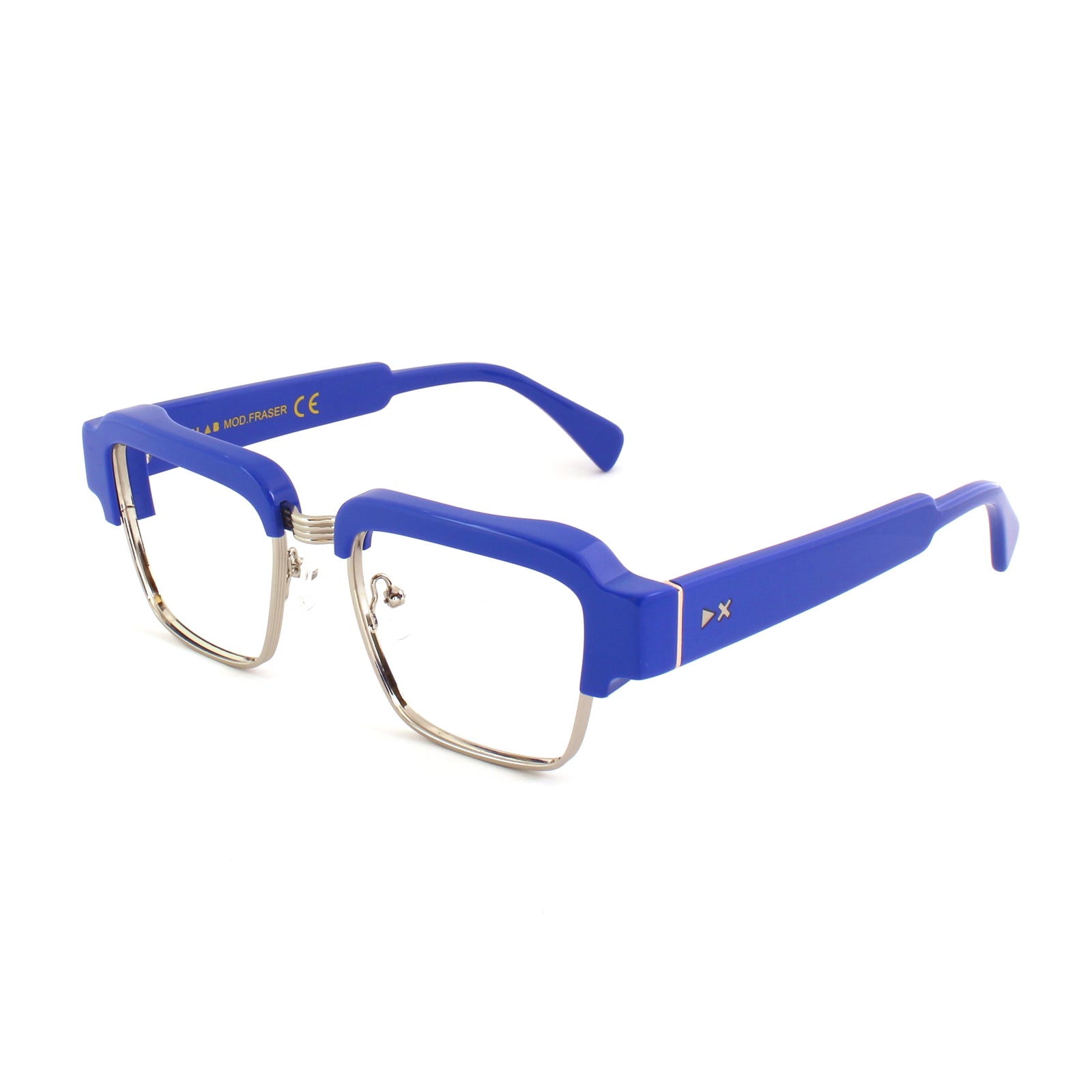 8056249754138 - XLAB Unisex FRASER Optische Fassungen Acetat Blau  Quadratisch Anti-Blaulicht 8056249754138 - XLAB Unisex FRASER Optische Fassungen Acetat Blau  Quadratisch Anti-Blaulicht