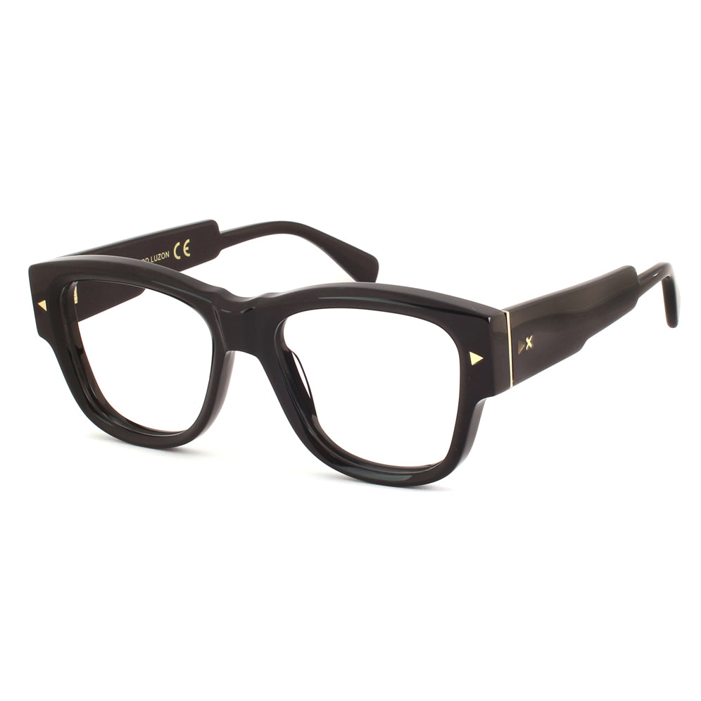 8056249755944 - XLAB Unisex LUZON Rahmen von BRILLEN Acetat Schwarz  Quadratisch