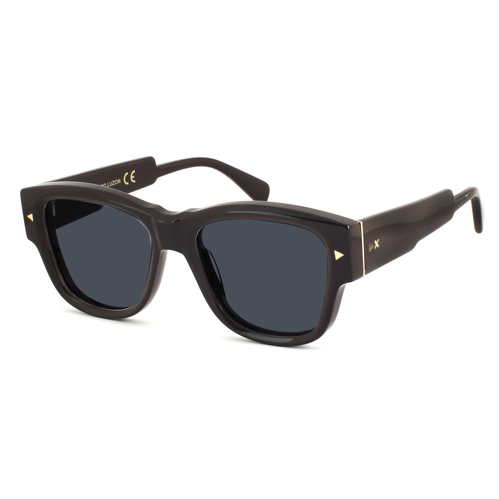 8056249756248 - XLAB Unisex LUZON Gläser SONNENBRILLEN Acetat Schwarz Rauch Quadratisch Polarisiert