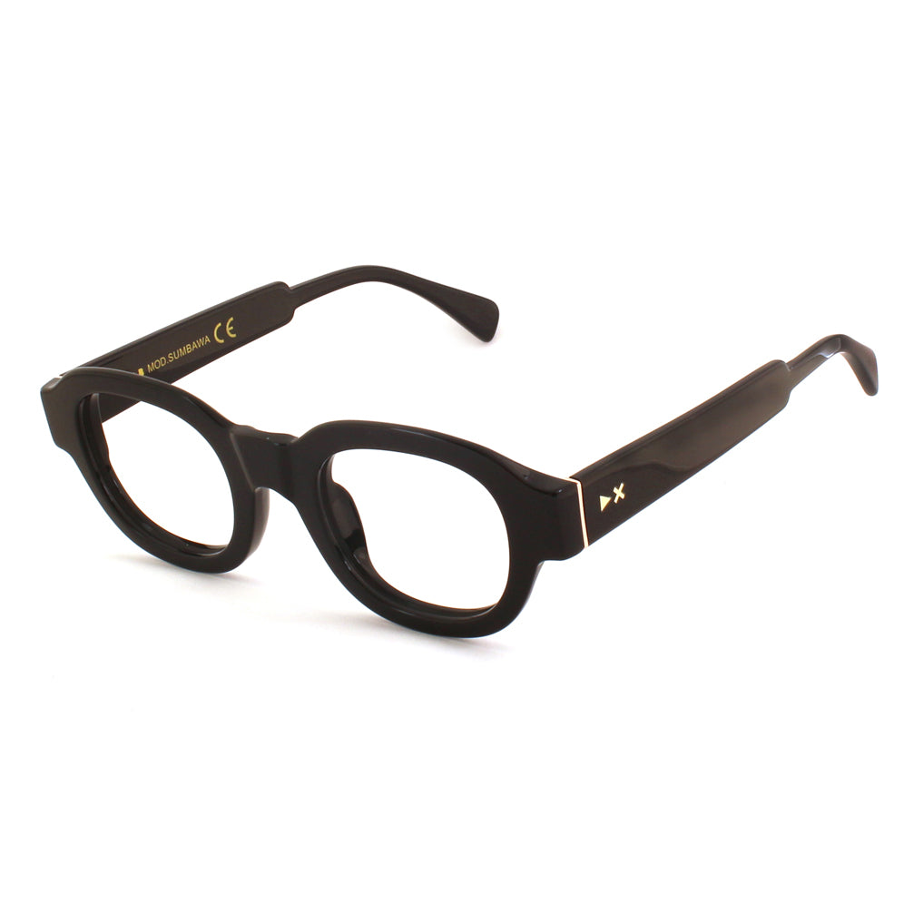 8056249757719 - XLAB Unisex SUMBAWA Rahmen von BRILLEN Acetat Schwarz  Quadratisch