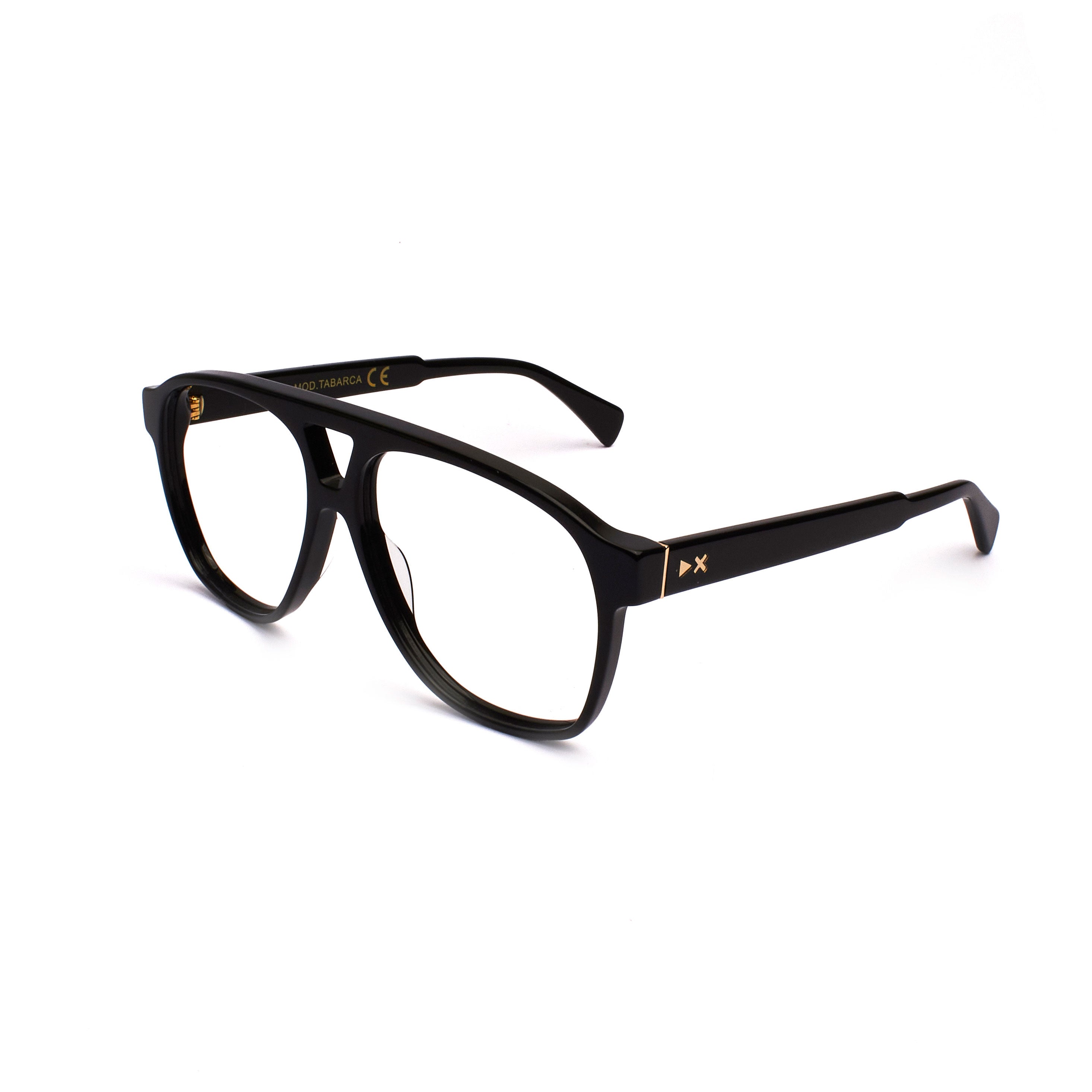 8056254604800 - XLAB Unisex Tabarca Rahmen von BRILLEN Acetat Schwarz  Pilot Blendfrei