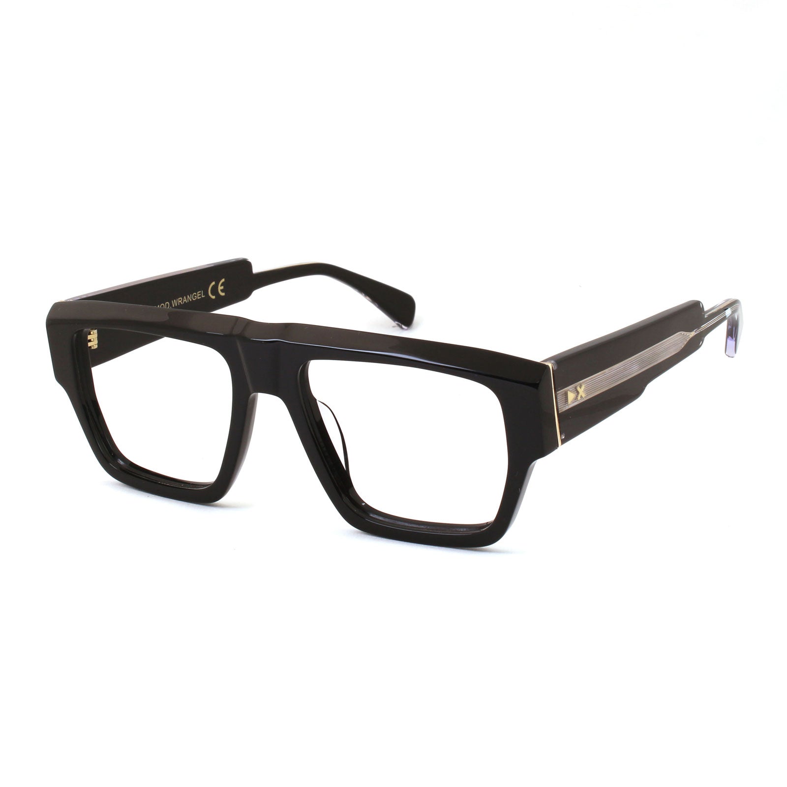 8056254643540 - XLAB Unisex WRANGEL Rahmen von BRILLEN Acetat Schwarz  Quadratisch