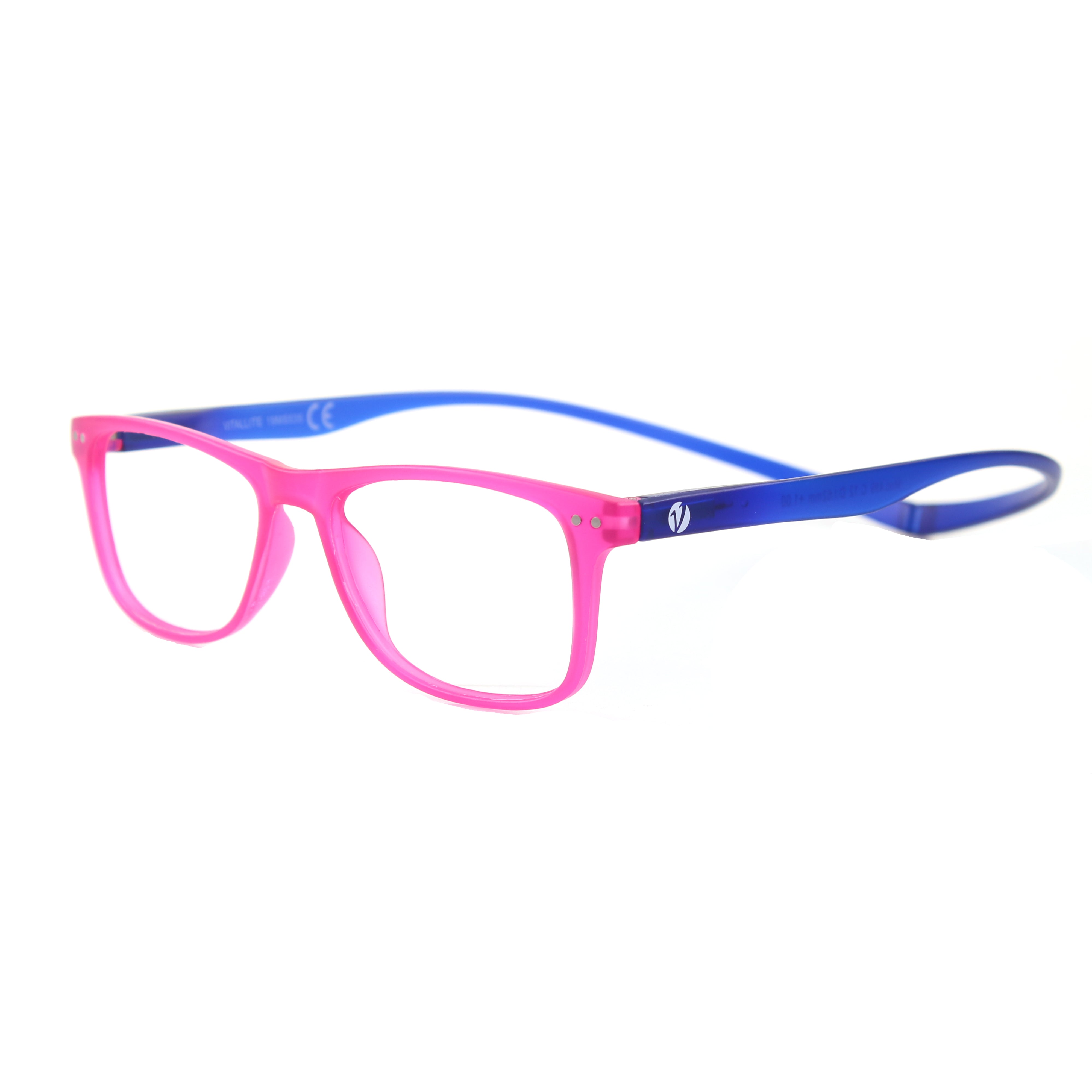 8056254644912 - Unisex MOD 499 blue block HMC Rosa-Blu 12 Lesebrille Plastik Rosa  Quadratisch Anti-Blaulicht