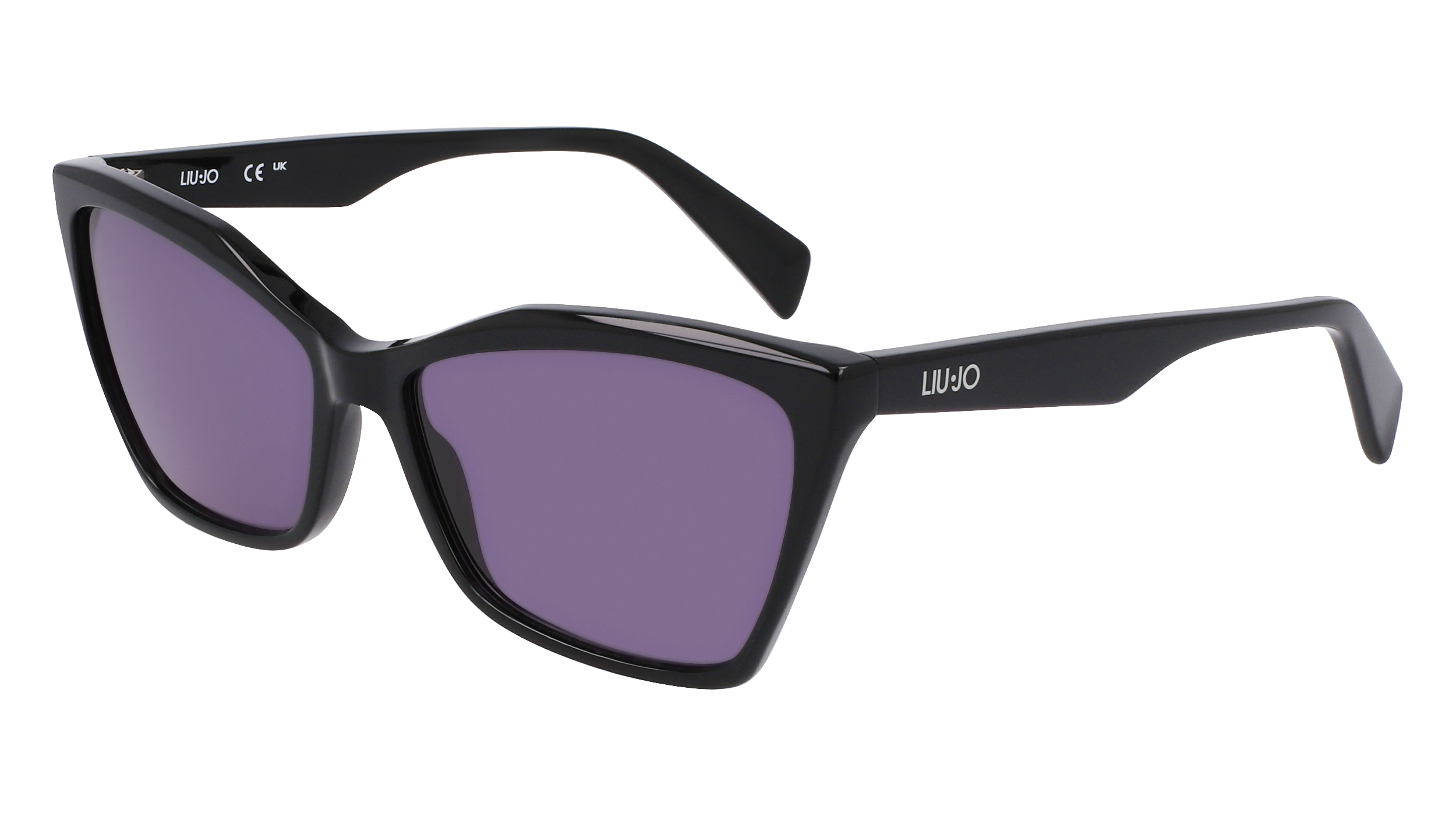 8056255013465 - Frau LJ796S 001 Gläser SONNENBRILLEN Acetat Schwarz Grau Schmetterling Normal